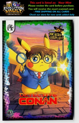 Pikachu come detective conan - pikachu,